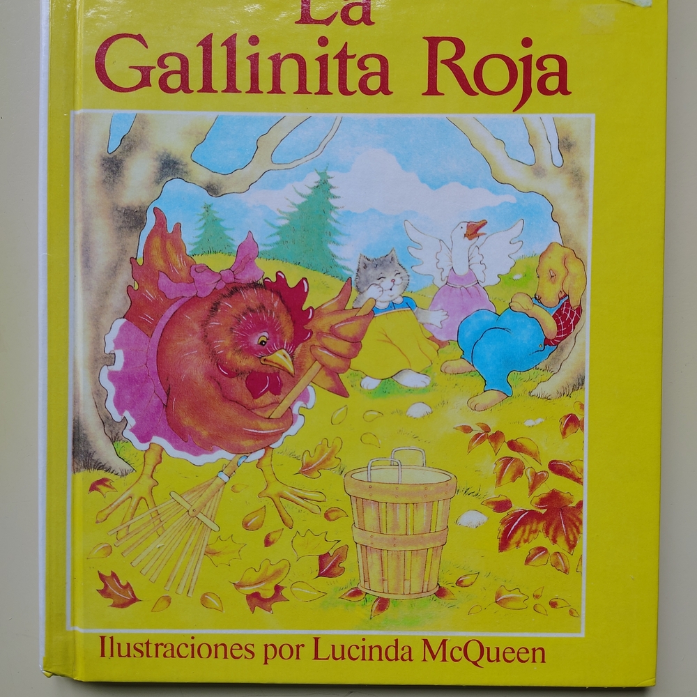 La Gallinita Roja Illustrated Children's Book